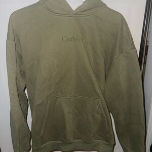 Comfrt Olive Green Women's Hoodie